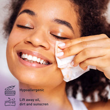 Load image into Gallery viewer, Radiant Beauty Bundle: Dual Sided Facial Cleansing Brush & Makeup Removal Wipes (12 Pack) - Peakly