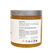 Load image into Gallery viewer, Organic Pumpkin Shea Sugar Body Scrub - Peakly