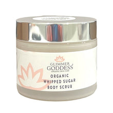 Load image into Gallery viewer, Organic Whipped Sugar Exfoliating Body Scrub - Crepey Skin Treatment - 2 oz. Travel Size - Peakly