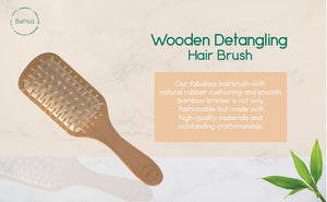 Wooden Detangling Hair Brush - Peakly
