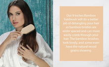 Load image into Gallery viewer, Wooden Detangling Hair Brush - Peakly
