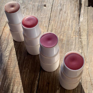 Lip & Cheek Bloom. 2 in 1 Natural Lipstick for Vibrant Color. - Peakly