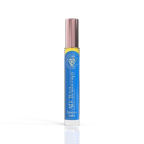 Chakra 5 Communication Roll On Perfume Oil by Auratherapy - Peakly