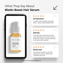 Load image into Gallery viewer, Biotin Boost Hair Serum - The Vegan Shop + Lotus Beauty Bar - Peakly
