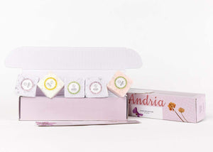 Mixed scents Shower Steamers Gift Set - 5 Big Fizzies, Cheer Up Package - Peakly
