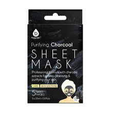 Load image into Gallery viewer, Purifying Charcoal Sheet Mask - Peakly
