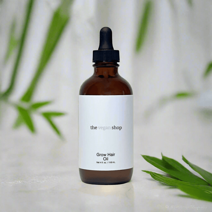 Grow Hair Oil - The Vegan Shop - Peakly