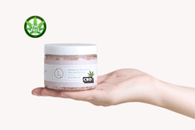 Load image into Gallery viewer, CBD Lavender Natural Bath Salt Soak with CBD. Made with Dead sea, Epsom and Himalayan salts - Peakly
