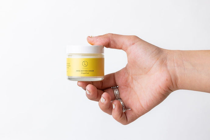 Grapefruit Shea Butter Body Cream, Shea Body Lotion - Peakly