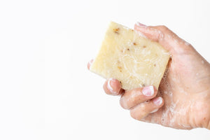 2x Eucalyptus Natural Handmade Soap Bar, Fresh Cold Process Soap - Peakly