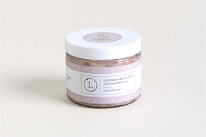 CBD Lavender Natural Bath Salt Soak with CBD. Made with Dead sea, Epsom and Himalayan salts - Peakly