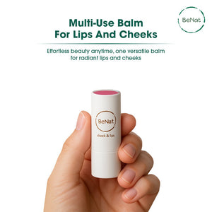 Lip & Cheek Bloom. 2 in 1 Natural Lipstick for Vibrant Color. - Peakly