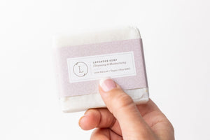 Lavender bath and body set, Natural skincare appreciation gift box - Peakly