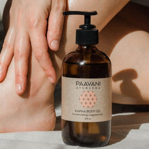 Kapha Body Oil | Invigorating Ayurvedic Abhyanga Oil for Oily, Congested Skin - Peakly