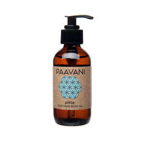 Pitta Body Oil | Cooling Ayurvedic Abhyanga Oil for Sensitive Skin - Peakly