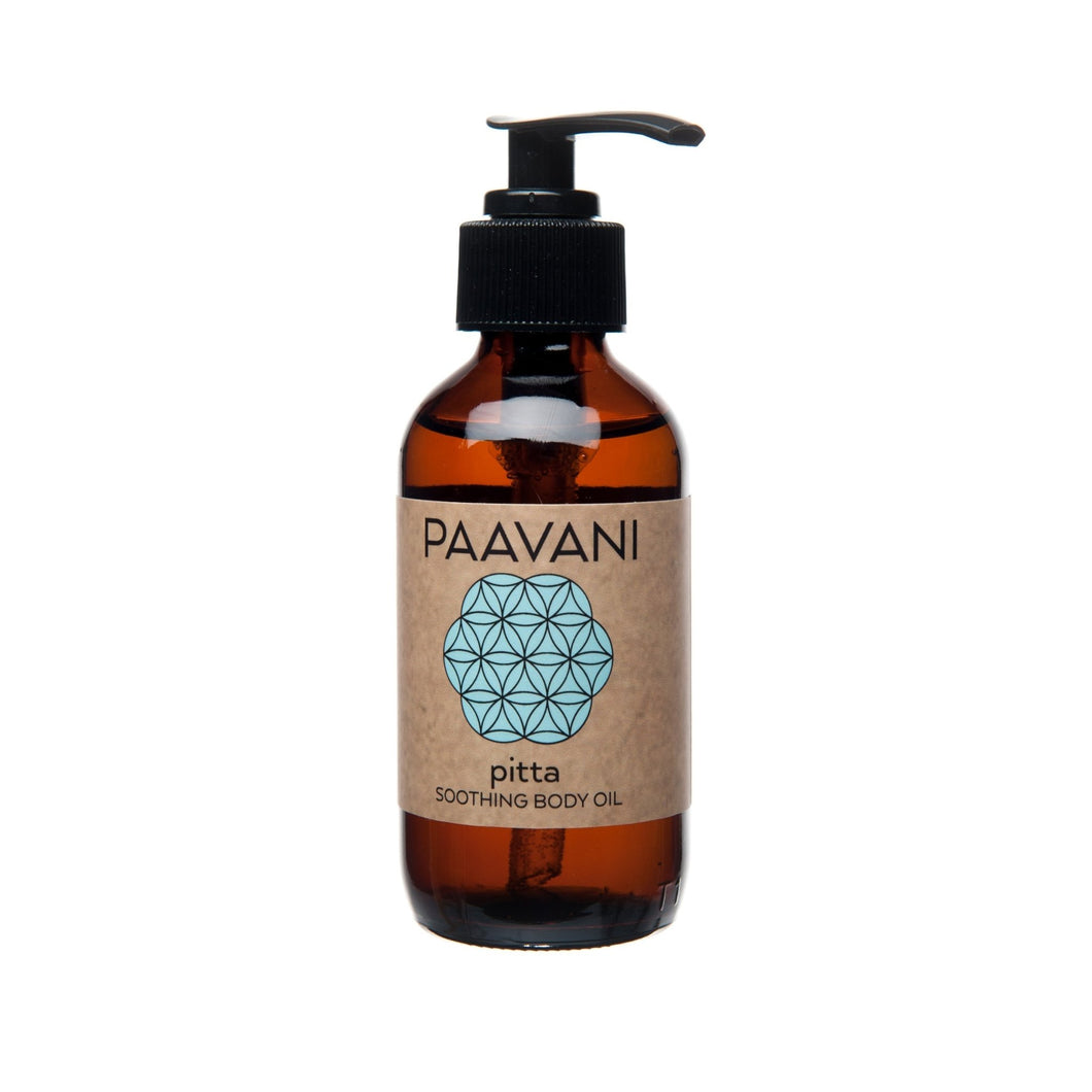 Pitta Body Oil | Cooling Ayurvedic Abhyanga Oil for Sensitive Skin - Peakly