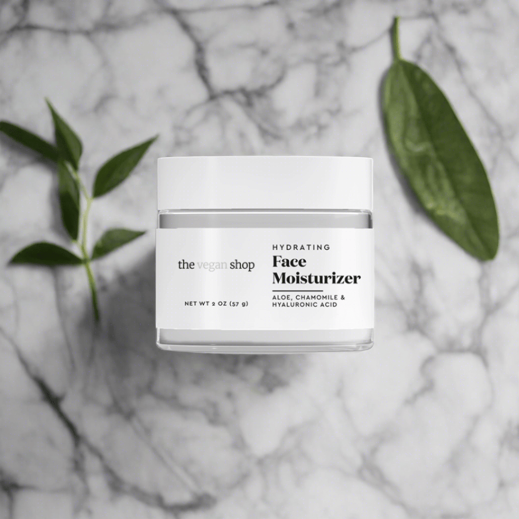Hydrating Face Moisturizer - The Vegan Shop (Best seller) - Peakly