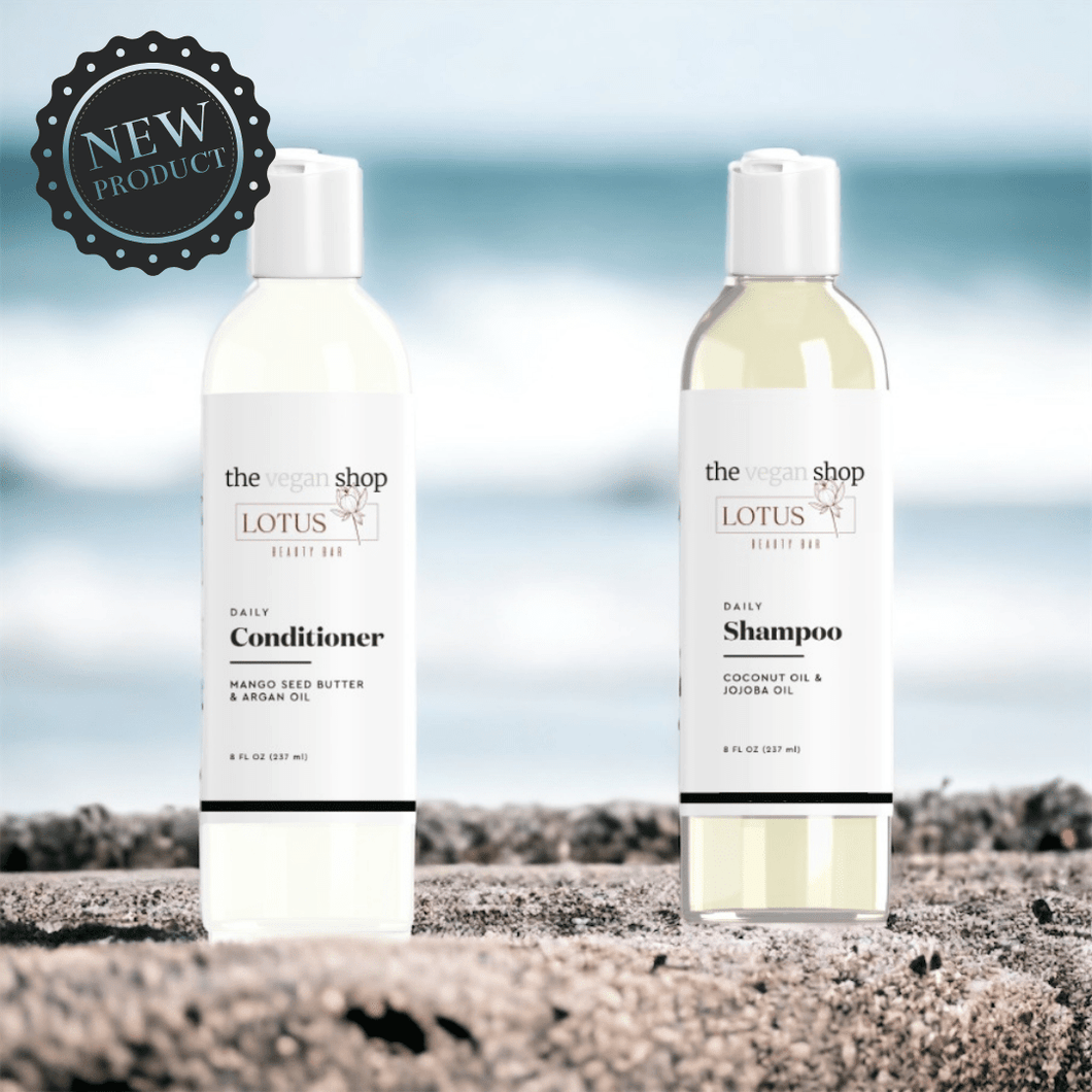 Daily Shampoo & Daily Conditioner Duo - The Vegan Shop + Lotus Beauty Bar - Peakly
