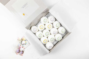 Bath Bombs Gift Box, Set of 14 Big 100% Natural Relaxing Bath Bombs - Peakly