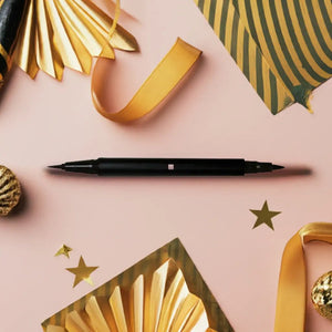 Dual Tip Eye Definer Pen - Black - eye liner - Peakly
