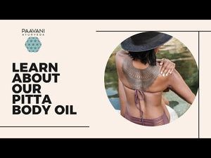 Pitta Body Oil | Cooling Ayurvedic Abhyanga Oil for Sensitive Skin - Peakly