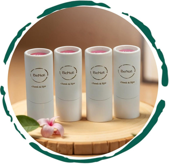 Lip & Cheek Bloom. 2 in 1 Natural Lipstick for Vibrant Color. - Peakly