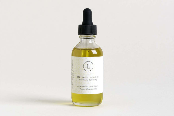 Natural Body Oil, Grapefruit Moisturizing Body Oil - Peakly