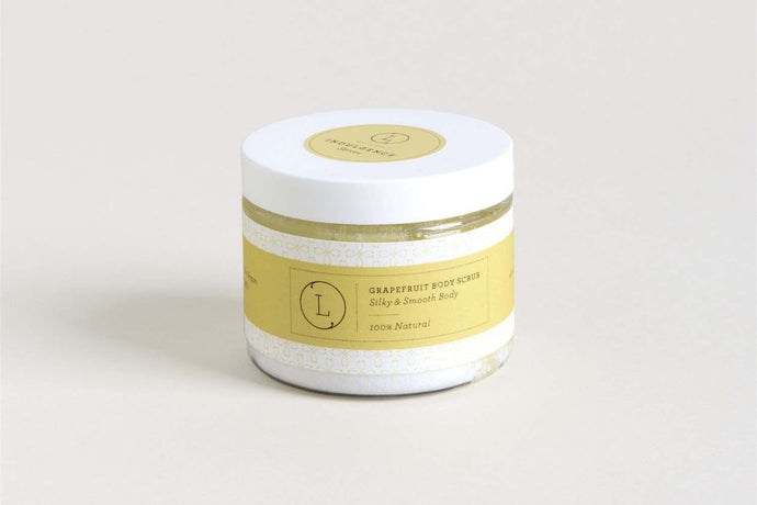 Grapefruit Body Salt Scrub - Moisturizing and fresh - Peakly