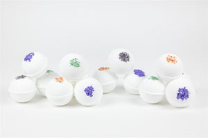 Bath Bombs Gift Box, Set of 14 Big 100% Natural Relaxing Bath Bombs - Peakly