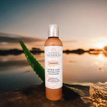 Load image into Gallery viewer, Organic After Sun Lotion &amp; Tan Extender + Luminizing Shimmer - Peakly
