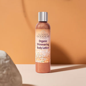Organic Bronze Shimmer Body Lotion - Peakly