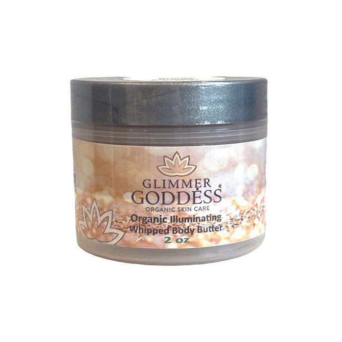 Organic Shimmering Whipped Body Butter 2 oz. Travel Size - Peakly