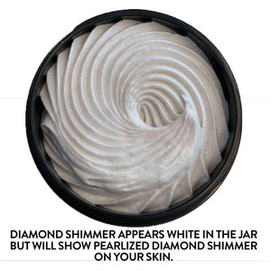 Organic Shimmering Whipped Body Butter 2 oz. Travel Size - Peakly